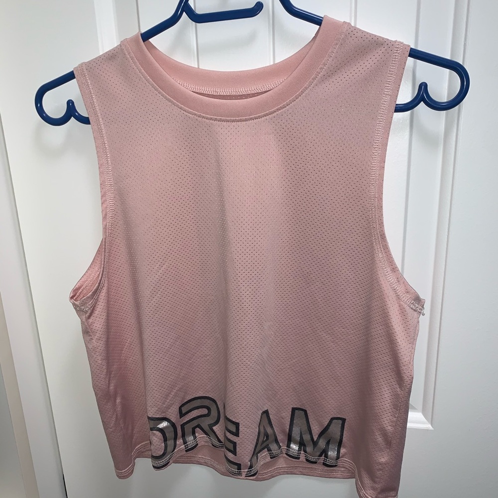 A pink tank